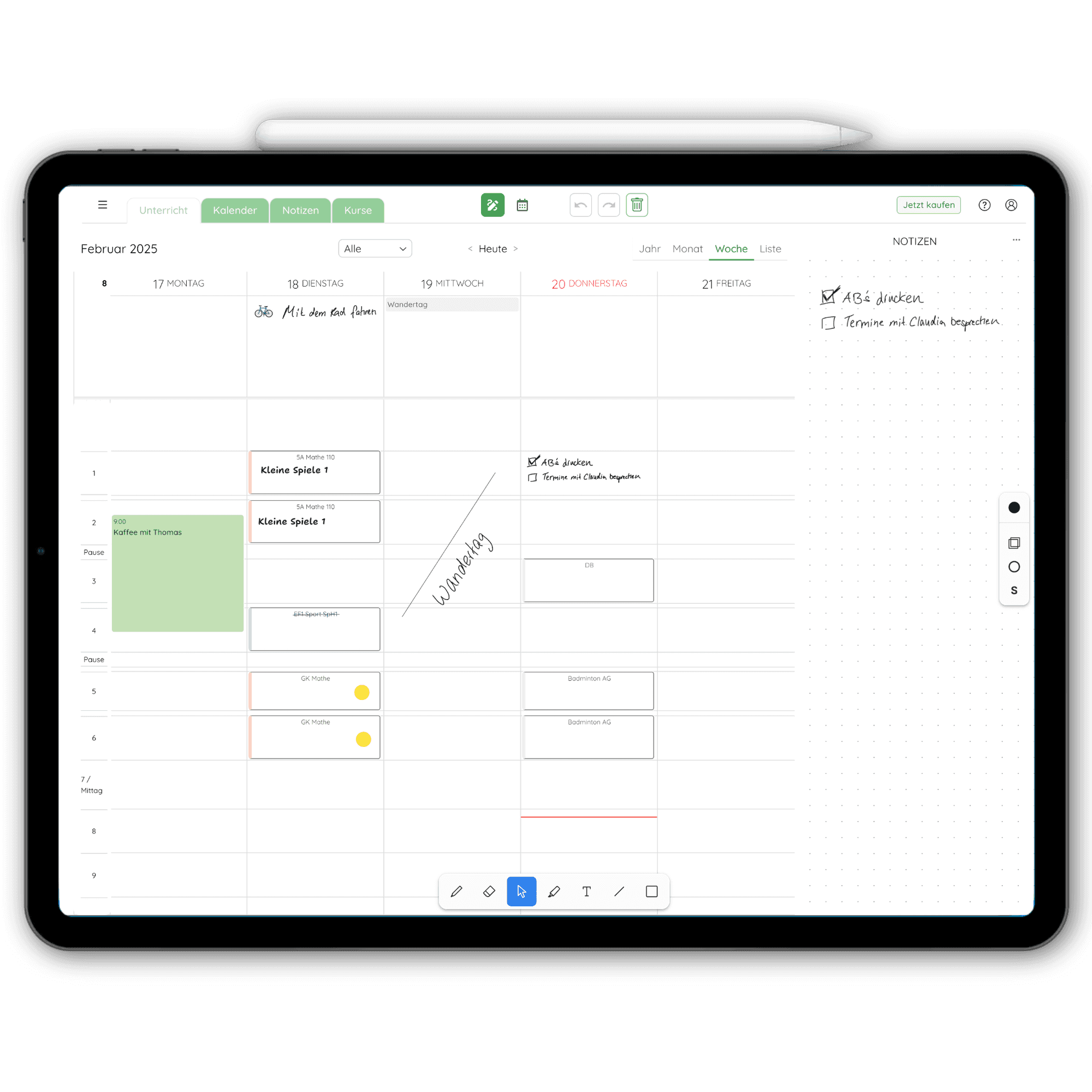Liavo App im Tablet